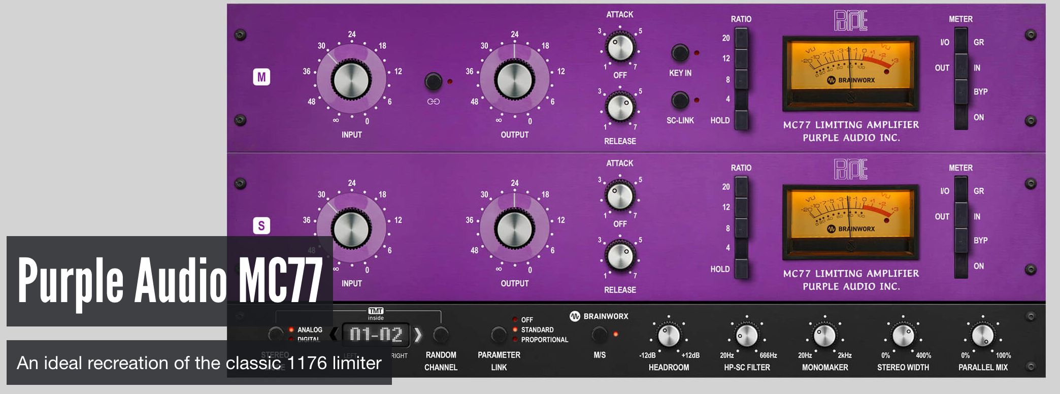 Plugin Alliance Purple Audio MC77